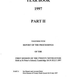 Diocese of Waikato Year Book Proceedings 1997