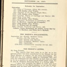 Waikato Diocese Magazine No 3 September 1927