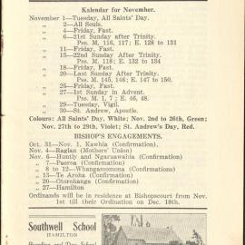 Waikato Diocese Magazine No 5 November 1927