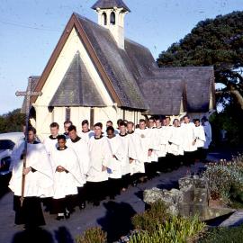 St John's College chapel procession
