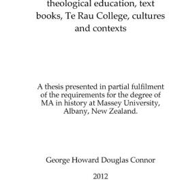 Thesis: Whāia te Atuatanga by George Howard Douglas Connor