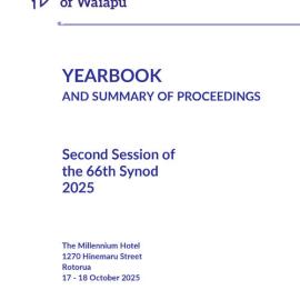 Dicoese of Waiapu Year Book Proceedings 2025