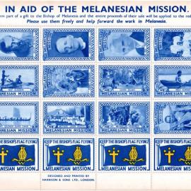 Melanesian Mission Fundraising Stamps 1938
