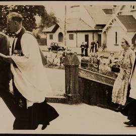 Dedication of the Baptistry St Mary's New Plymouth, 23 January 1951.