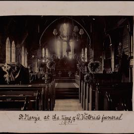 St Mary's at the time of Queen Victoria's funeral, 1901