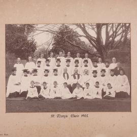 St Mary's New Plymouth Choir, 1905