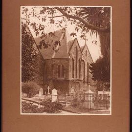 St Mary's Church New Plymouth exterior and graveyard