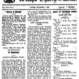 The Waiapu Church Gazette: 1st December 1926