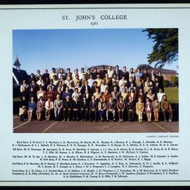 St John's College Photo 1981