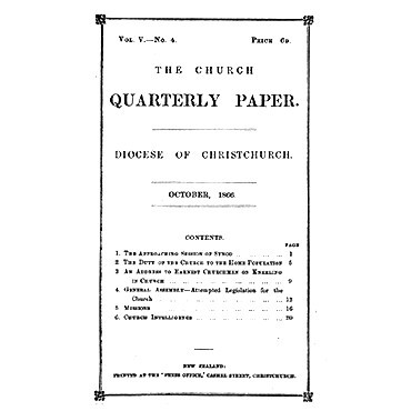 The Church Quarterly, Christchurch
