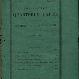 The Church Quarterly, Christchurch: April 1862 Vol. 01 No. 03