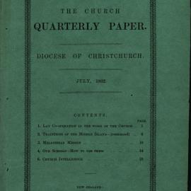 The Church Quarterly, Christchurch: July 1862 Vol. 01 No. 04