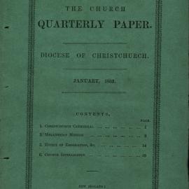 The Church Quarterly, Christchurch: January 1863 Vol. 02 No. 01