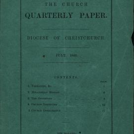 The Church Quarterly, Christchurch: July 1863 Vol. 02 No. 03