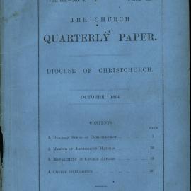 The Church Quarterly, Christchurch: October 1864 Vol. 03 No. 04
