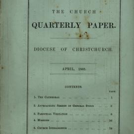 The Church Quarterly, Christchurch: April 1865 Vol. 04 No. 02