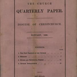 The Church Quarterly, Christchurch: January 1866 Vol. 05 No. 01
