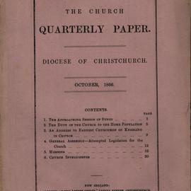 The Church Quarterly, Christchurch: October 1866 Vol. 05 No. 04