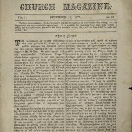 Church Magazine, Christchurch: 15th December 1877 Vol. 02 No. 24