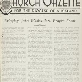 Church Gazette, Auckland: July 1938