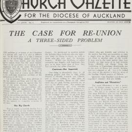 Church Gazette, Auckland: March 1939