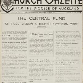 Church Gazette, Auckland: October 1939