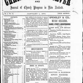 The Christian Observer: 1st January 1870