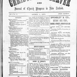 The Christian Observer: 1st April 1870