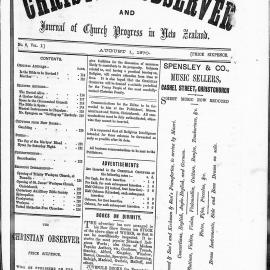 The Christian Observer: 1st August 1870