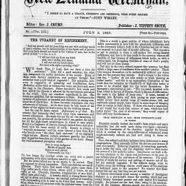 The New Zealand Wesleyan: 2nd July 1883