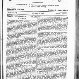The New Zealand Wesleyan: 1st April 1891