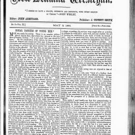 The New Zealand Wesleyan: 2nd May 1891
