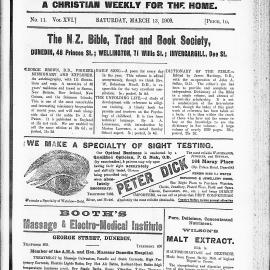 The Outlook: 13th March 1909