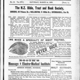 The Outlook: 20th March 1909
