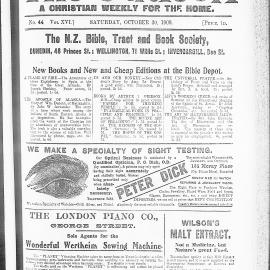 The Outlook: 30th October 1909