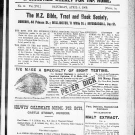 The Outlook: 3rd April 1909