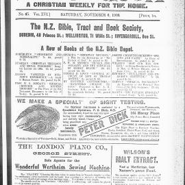 The Outlook: 6th November 1909