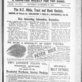 The Outlook: 27th November 1909