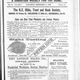 The Outlook: 18th December 1909