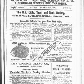 The Outlook: 25th December 1909
