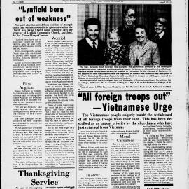 Church & People: 21st June 1971