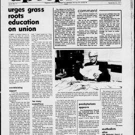 Church & People: 22nd November 1971