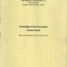 Proceedings of the General Synod: 44th General Synod, 1980