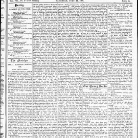 The New Zealand Methodist Times: 12th July 1890