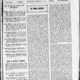 The New Zealand Methodist Times: 21st February 1914