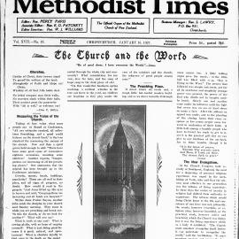 The New Zealand Methodist Times: 15th January 1927