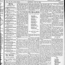 The New Zealand Methodist Times: 26th July 1890