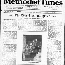 The New Zealand Methodist Times: 29th January 1927