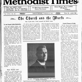 The New Zealand Methodist Times: 12th March 1927