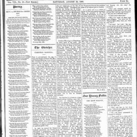 The New Zealand Methodist Times: 30th August 1890